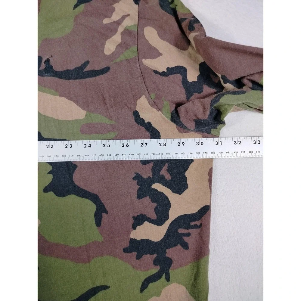 Polo Ralph Lauren Hoodie Mens Big 3X Green Camo Hooded Long Sleeve Casual